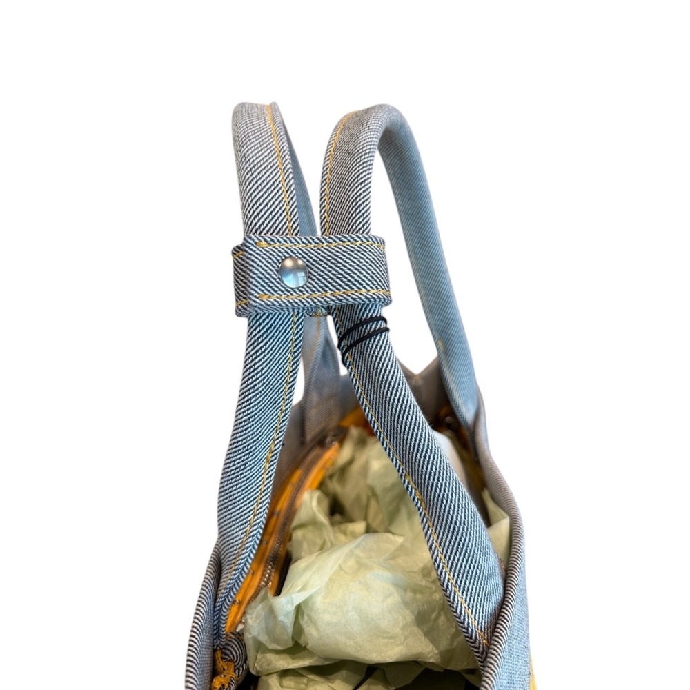 Burberry Unisex Cotton LL EKD Tote in Sunflower, large, with graphic, 8090858 - Picture 12 of 13